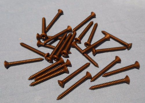 New 30 black trim screws 1 ½ inches long 1/4 inch round head 4 cars gm ford