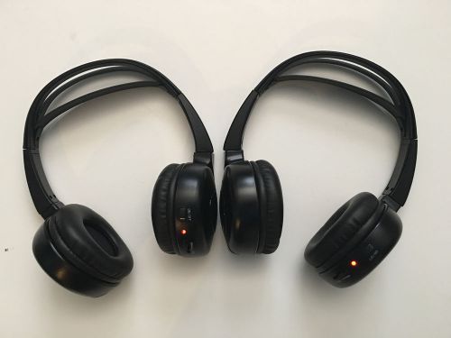 Genuine audiovox mtg wireless infrared single channel headphones set of 2
