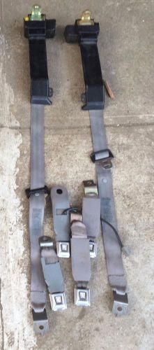 1990 - 1993 ford mustang 5.0 titanium gray seat belts