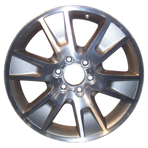 Oem reman 20x8.5 alloy wheel, rim sparkle silver painted with machined face-3787