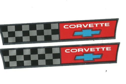 Set of  5   corvette  car  foil  stickers