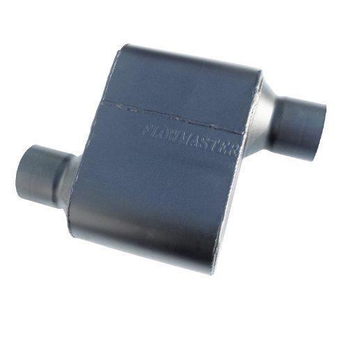 Flowmaster 842518 super 10 muffler 409s - 2.50 offset in / 2.50 offset out -