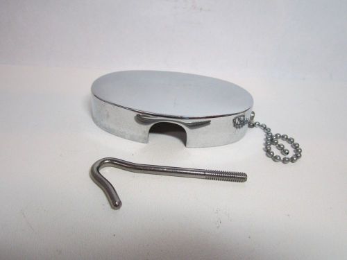 New stainless steel replacement cap &amp; chain - free shipping