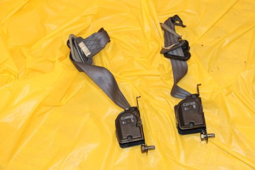 92 acura legend left right rear seatbelt seat belt retractor restrainer set pair