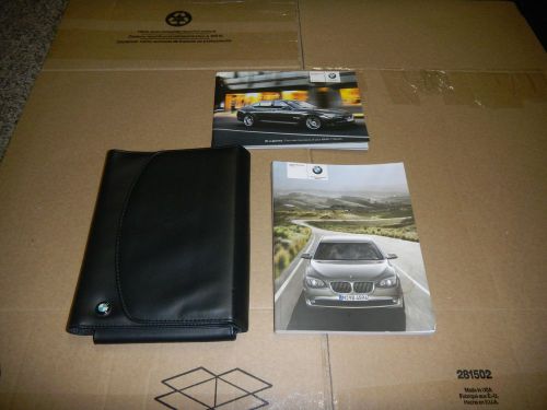 2011 bmw 740i 750i 760i 750li 760li owners manual set with case + free shipping