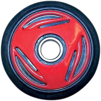 Parts unlimited idler wheel 165mm (no insert) red 4702-0033