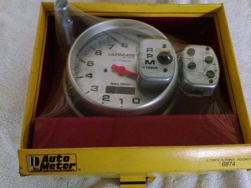 Auto meter 6874 pro-comp series gauge 5&#034; tach (9 000 rpm) new never opened