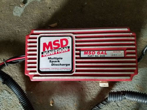 Msd 6al ignition box p/n 6420