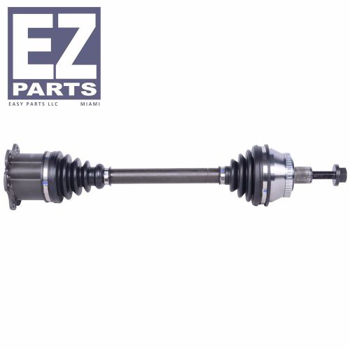 Cv axle shaft for 2002 2008 audi a4 a/t front driver side left lh