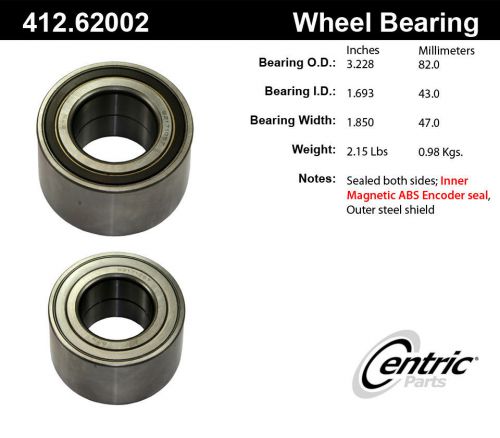 Centric parts 412.62002 rear axle bearing