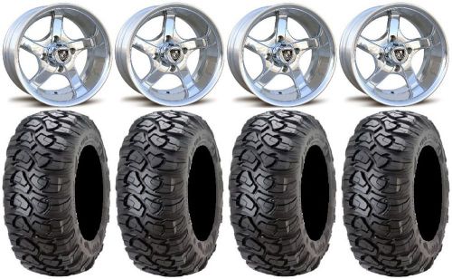 Fairway alloys rallye golf wheels 12&#034; 23x10-12 ultracross tires yamaha