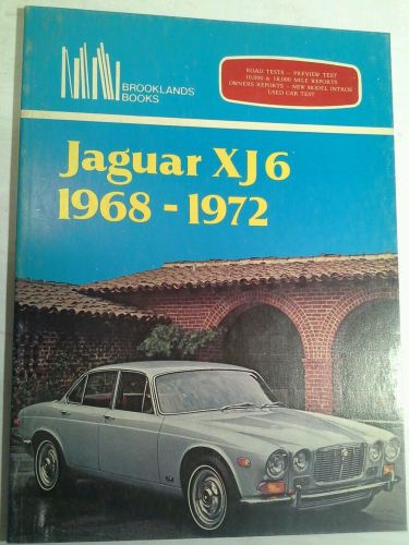 Brooklands books jaguar xj6 1968-72 road tests, mile reports, used car test