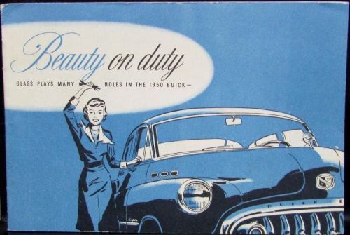 1950 buick sales brochure original beauty on duty glass plays many roles