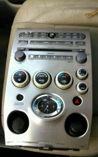 2004 infiniti qx56 radio bezel oem