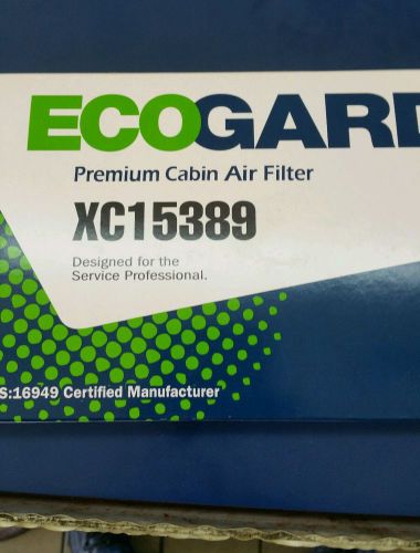 Cabin air filter ecogard xc15389