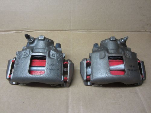 Reman front brake caliper set 141.33057/141.33058 w/new pads volkswagen fox