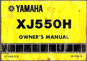 1981 yamaha motorcycle xj550h  lit-11626-02-28 owners manual (516)
