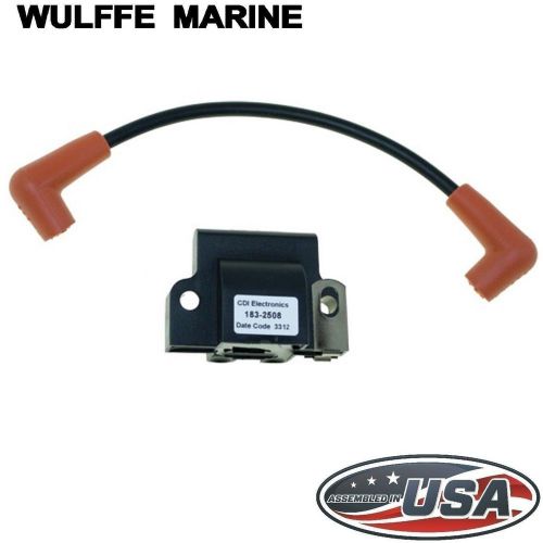 Ignition coil for johnson evinrude 4 - 300 hp cdi 183-2508 rplcs 18-5179 582508