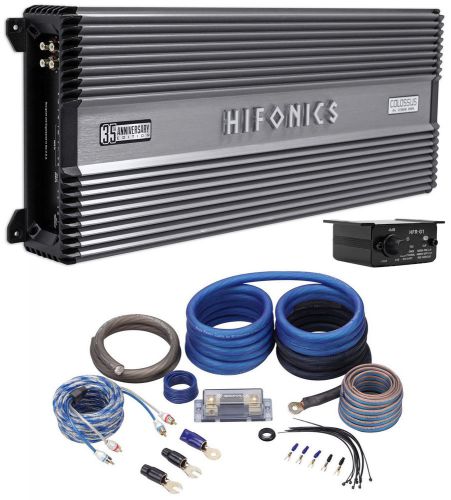 Hifonics colossus 35th aniv 3400w rms competition mono car amplifier + amp kit