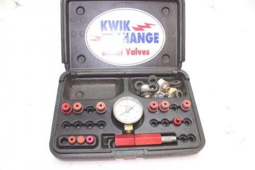 Kwik change tire pressure quick release bleeder kit &amp; case sprintcar imca ump