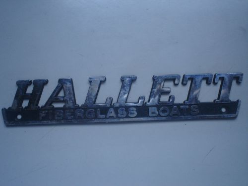 Hallett plaque
