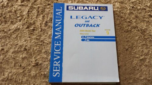 2004 subaru legacy &amp; outback wiring sec. 9 service manual