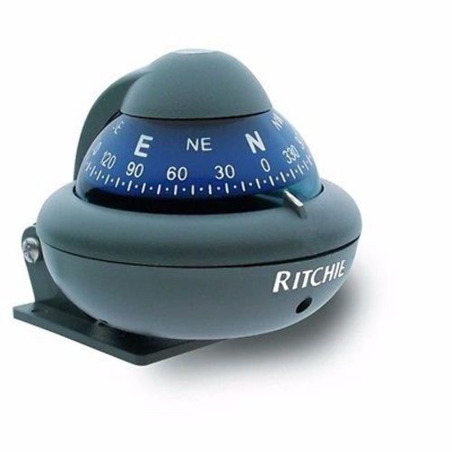 Ritchiesport x-10-m bracket mount compass no-glare gray with high-visibility md