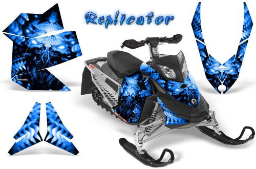 Ski-doo rev xp snowmobile sled creatorx graphics kit wrap decals rcbl