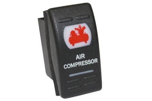 Rocker switch compressor symbol - red