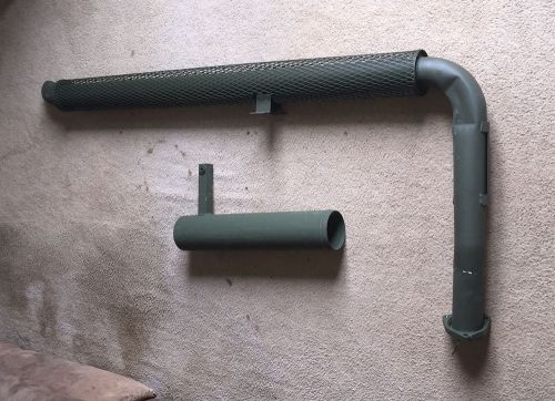 Deep water fording exhaust pipe and intake snorkel green hmmwv humvee