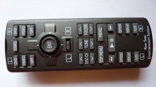 2010 2011 2012 2013 lexus gx460 rx450h rear entertainment remote 86170-48020 lo$