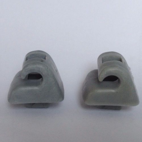 2* sunvisor sunshade retainer mercedes e class w123 w124 w126 gray color