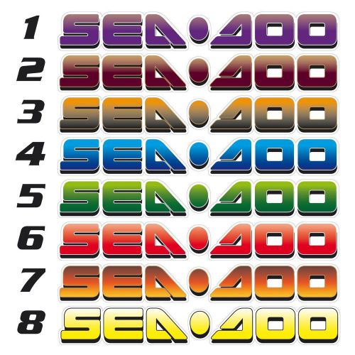 Seadoo graphic kit // 52.5&#034; x 7&#034; // speedster sportster challenger boat