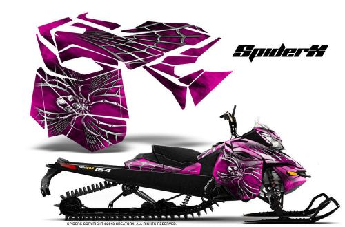 Ski-doo rev xm summit snowmobile sled creatorx graphics kit wrap spiderx sxp