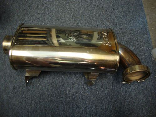 Used turbo dynamics td 3&#034; intimidator full exhaust with 3&#034; turbo outlet v-band