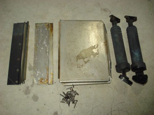 Bennett stainless steel hydraulic trim tabs 8&#034; x 12&#034; &amp; actuators