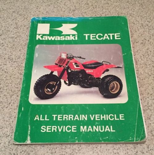 1985 1985 kawasaki kxt250 tecate factory owners service manual kxt 250 nice
