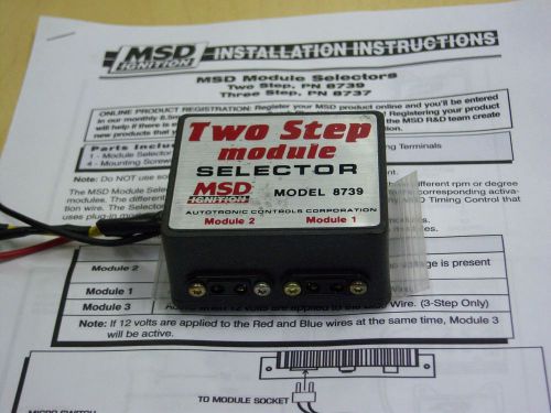 Msd ignition two step module selector, 2-step #8739