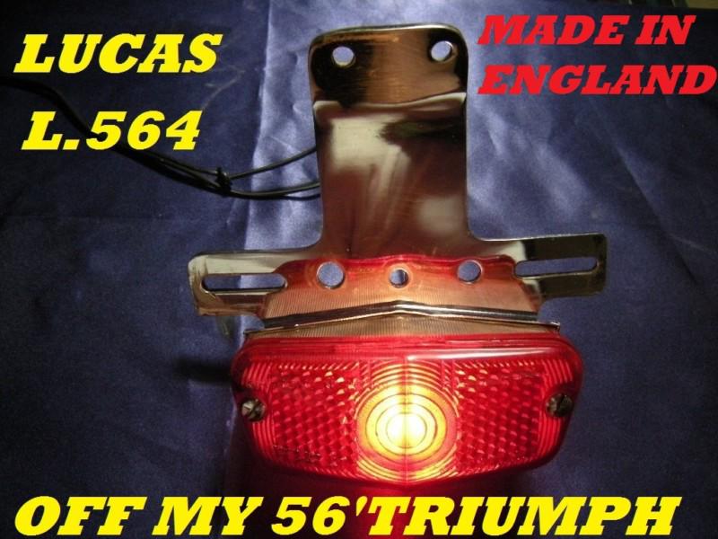 Lucas l564 light assembley off my 56 triumph pre-unit