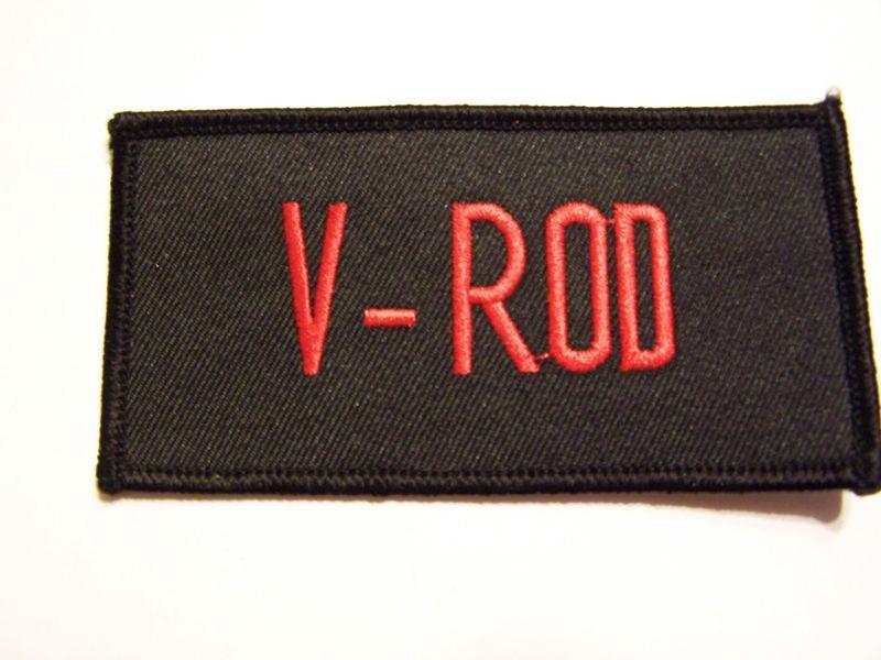 #0446 motorcycle vest patch "v-rod"