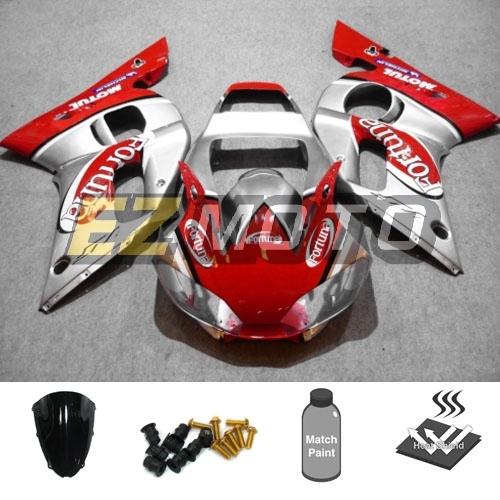 Inj fairing pack with windscreen bolts for yamaha r6 1998 1999 2000 2001 2002 am