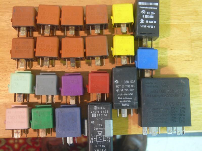 Bmw relays lot of 22