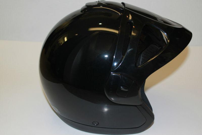 New nolan n41 classic plus solid black motorcycle helmet - size xx-large