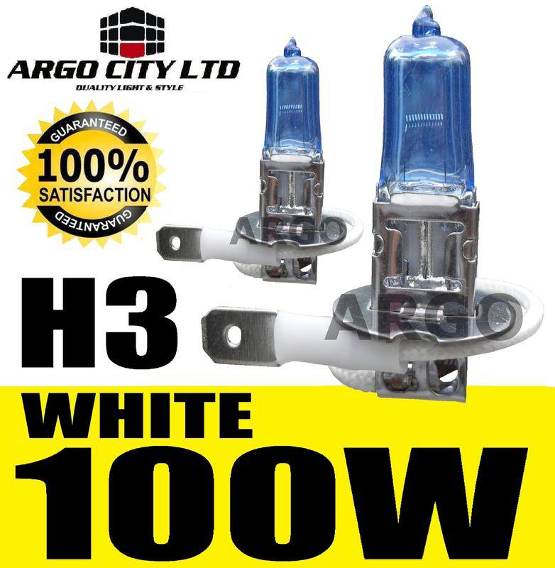 H3 100w super white 453 fog spot light bulbs hid audi tt
