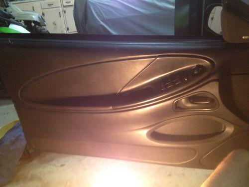 Find 99 04 Mustang Gt Convertible Dark Charcoal Door Panels