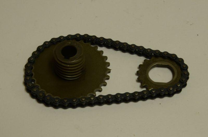 Honda cb400t oil pump drive chain gear 1978