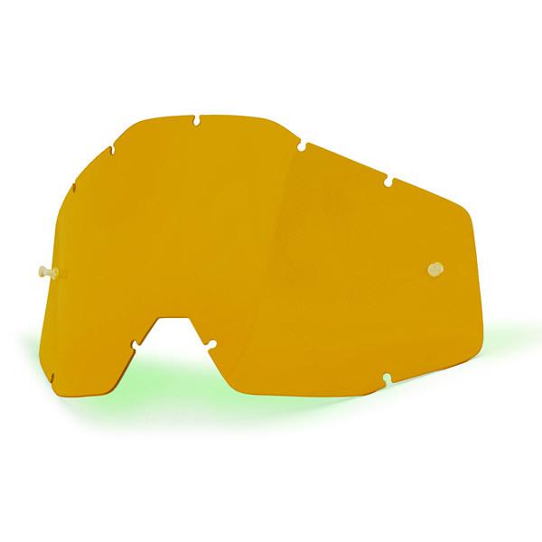 100% goggles racecraft/accuri/strata replacement lens, persimmon anti-fog