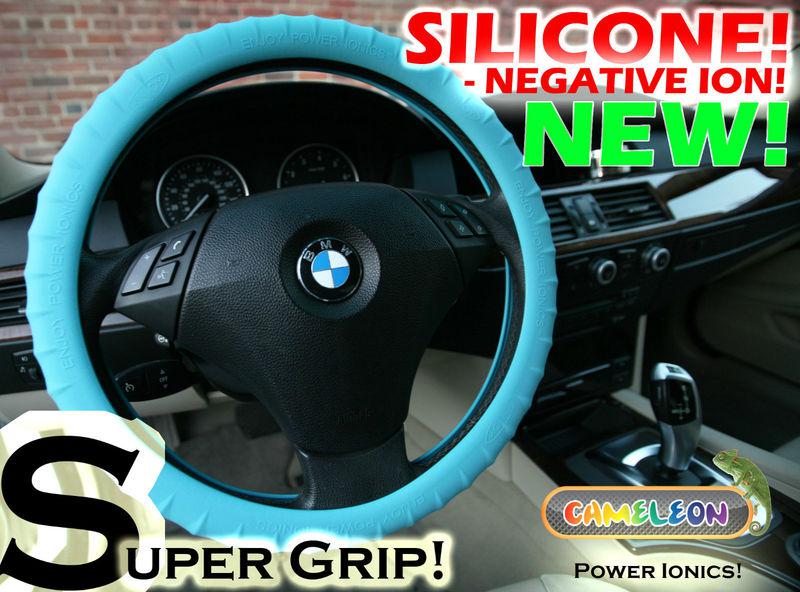 Car steering wheel cover silicone the first! new with negative ion odor free!