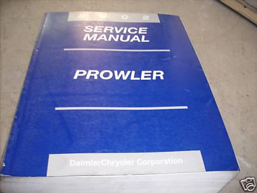 2002 plymouth prowler service repair shop manual 02 oem dealership 2002 bargain