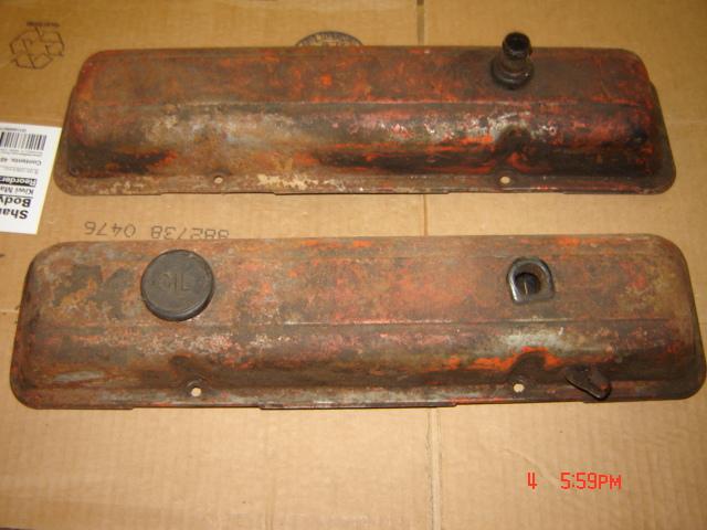 Chevy small block factory valve covers early